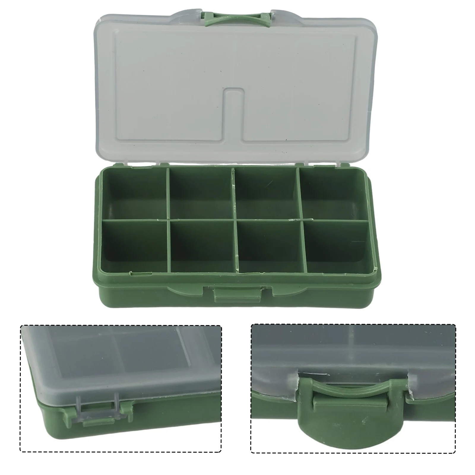 Fishing Equipment Box - 1-8 Compartments Storage Box Carp Fishing