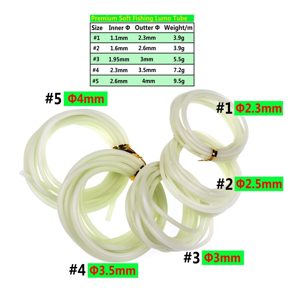 Fishing Quest - 5 Sizes Light Tackle Silicone Fishing