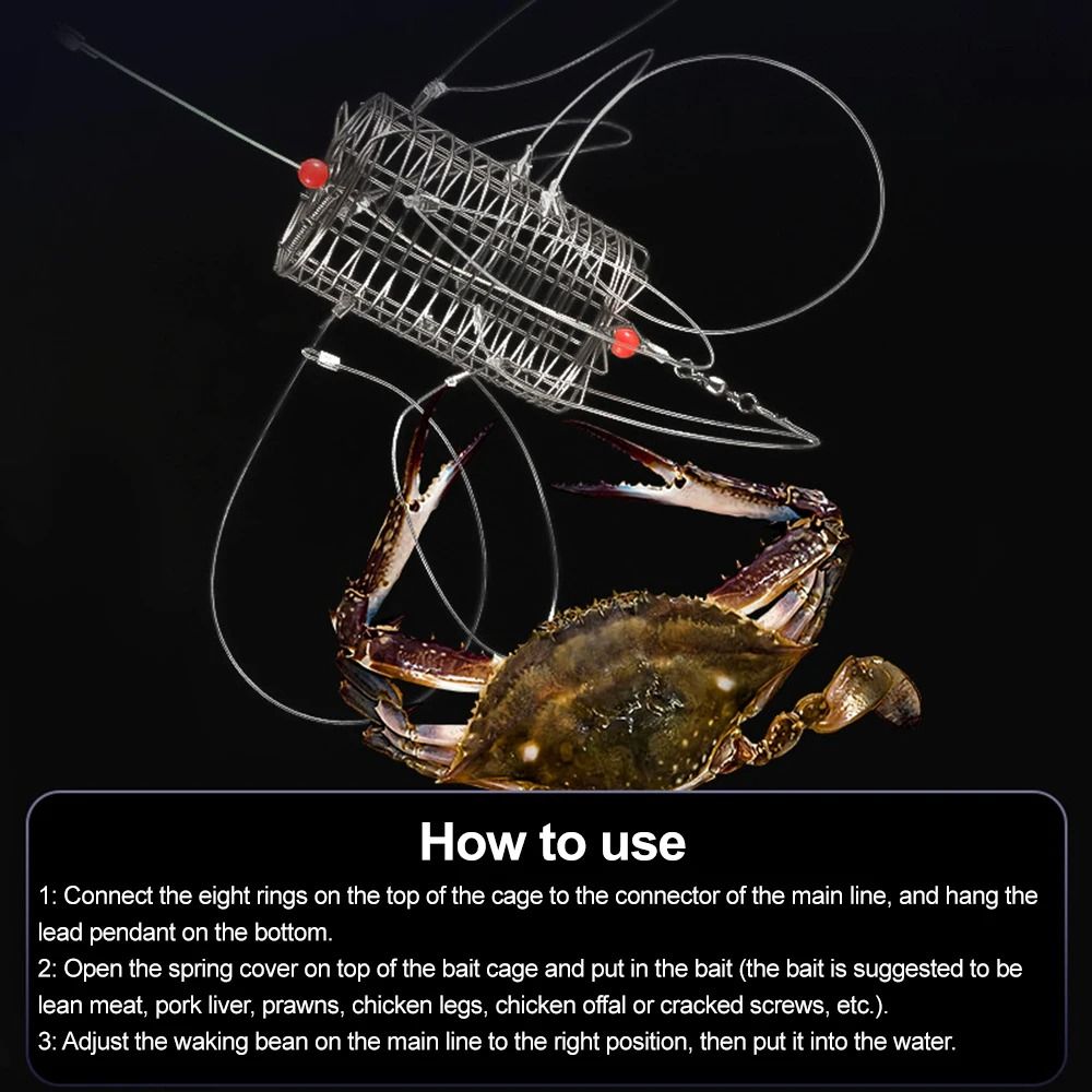 Fishing Equipment Used - Stainless Steel Crab Catching Tool Lure