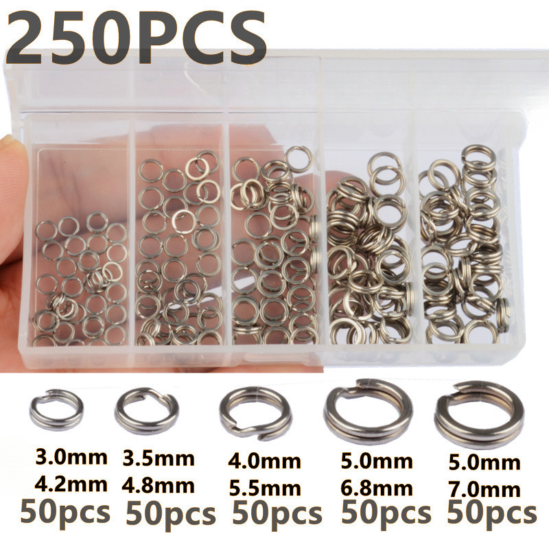 Fishing Equipment Used - 250Pcs 5 Sizes High Strength Large