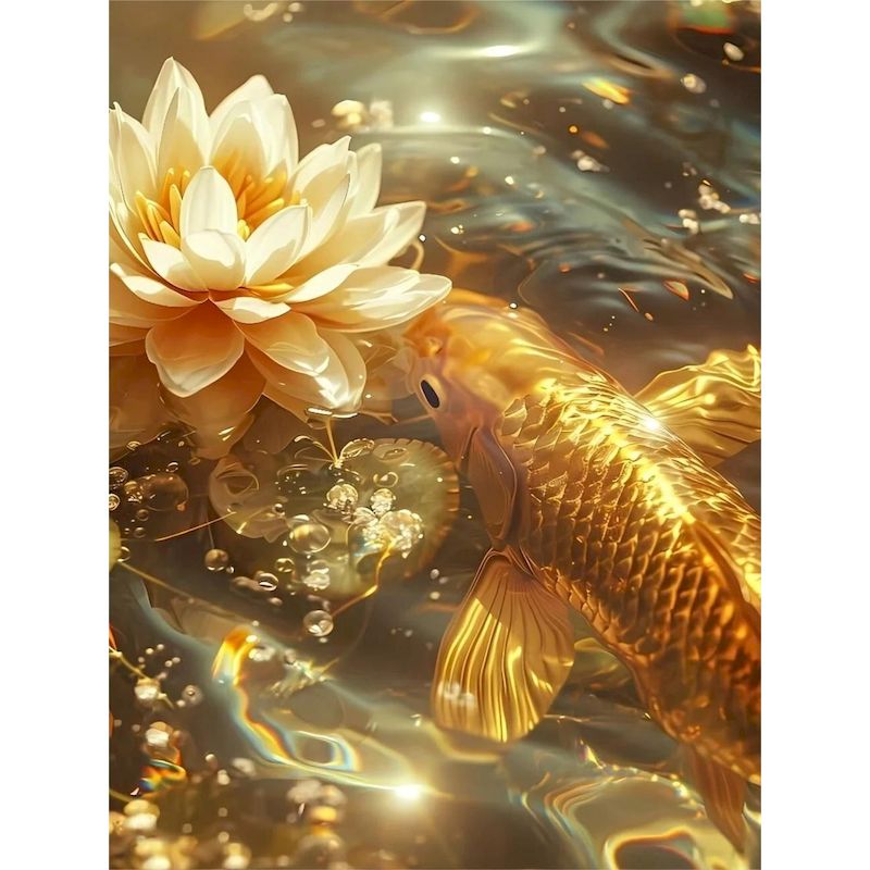Fishing Equipment Market - SDOYUNO Diamond Art Painting Koi Fish