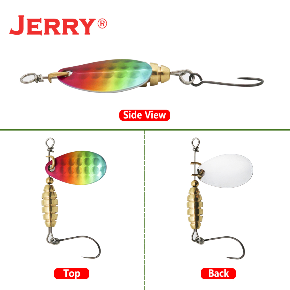 Jerry Spear Spinner Bait Metal - Fishing Equipment For Trout review and price
