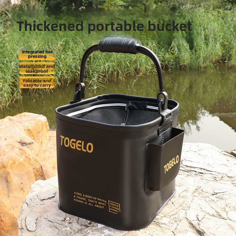 Fish bucket New folding fishin - Fishing Equipment In review and price