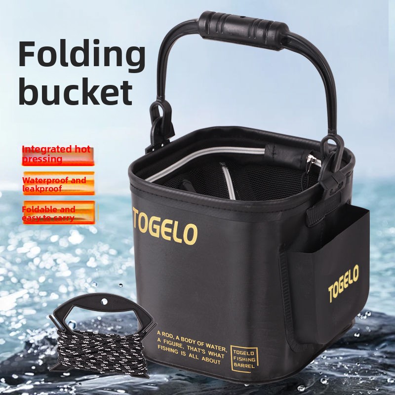 Fish bucket New folding fishin - Fishing Equipment In review and price