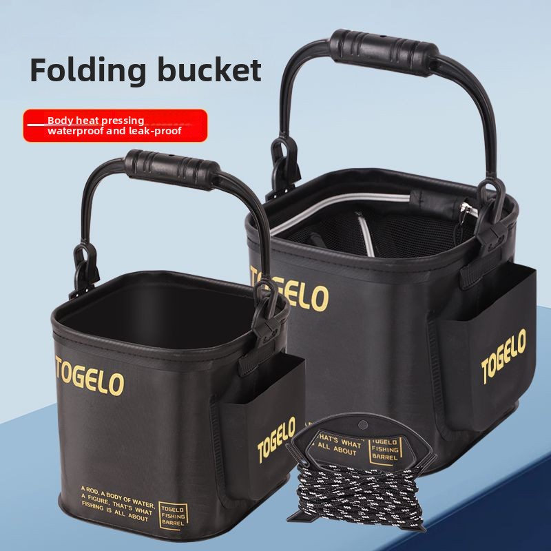 Fish bucket New folding fishin - Fishing Equipment In review and price