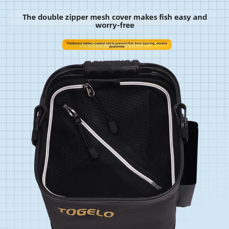 Fish bucket New folding fishin - Fishing Equipment In review and price