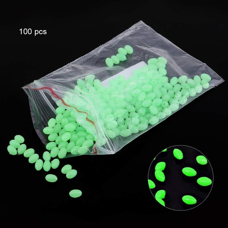 100pcs/lot Oval Night Luminous - Fishing Equipment Tools review and price