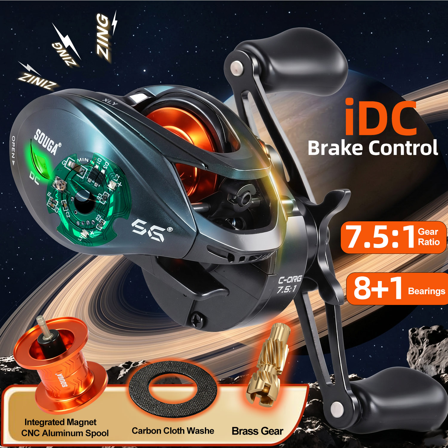 Sougayilang ORG-DC iDC Electro - Electric Fishing Reel review and price