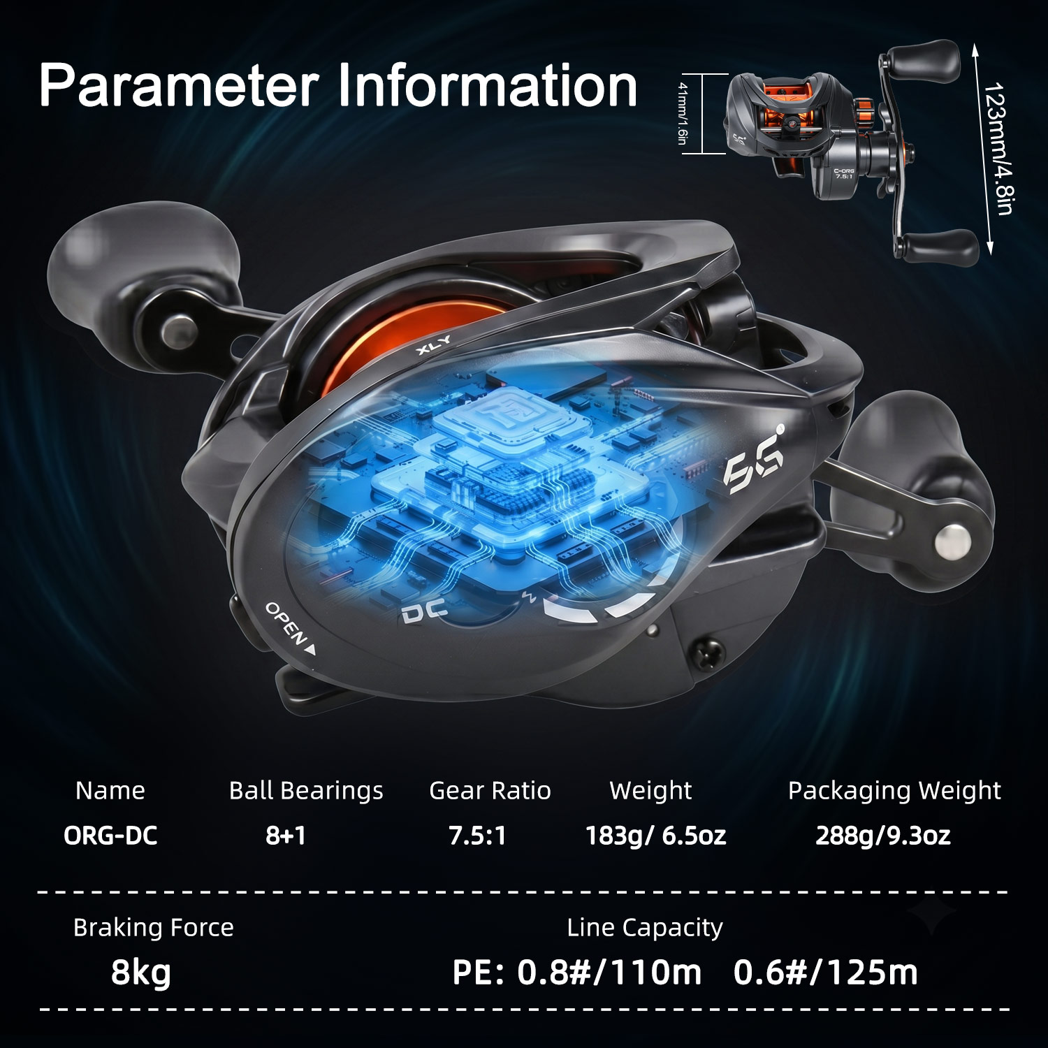 Sougayilang ORG-DC iDC Electro - Electric Fishing Reel review and price