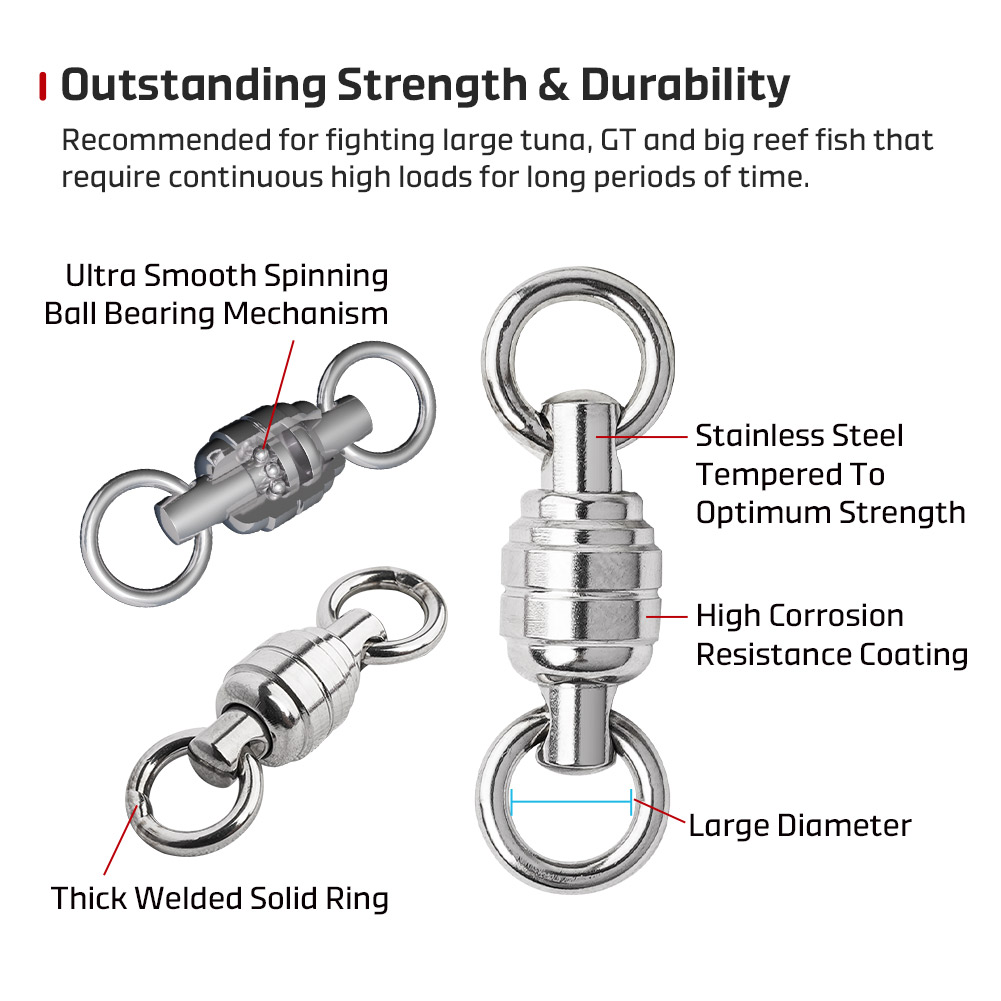 NOEBY Max Power BB Swivel High - Fishing Equipment Tools review and price
