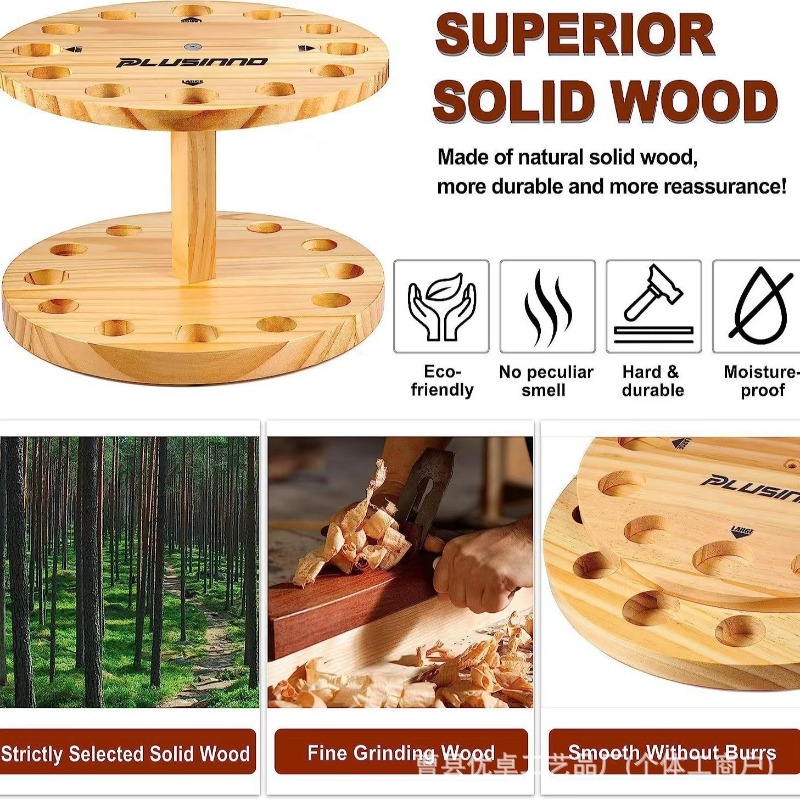 Round Solid Wood Fishing Rod S - Fishing Equipment Tools review and price