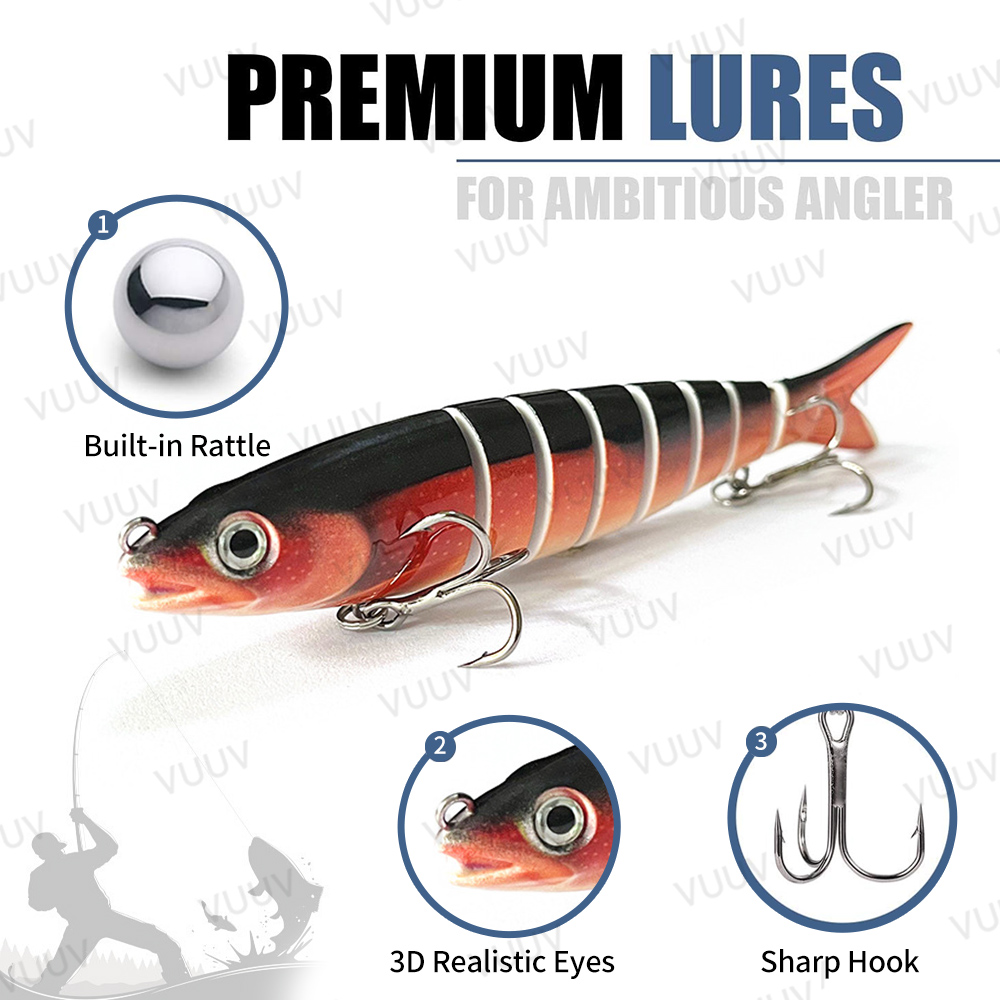 10 pcs Fishing Lures for Bass  - Fishing Equipment For Trout review and price