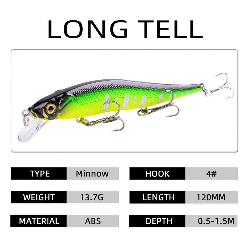 1pcs Fishing Lure 115mm/14g Mi - Fishing Equipment For Trout review and price