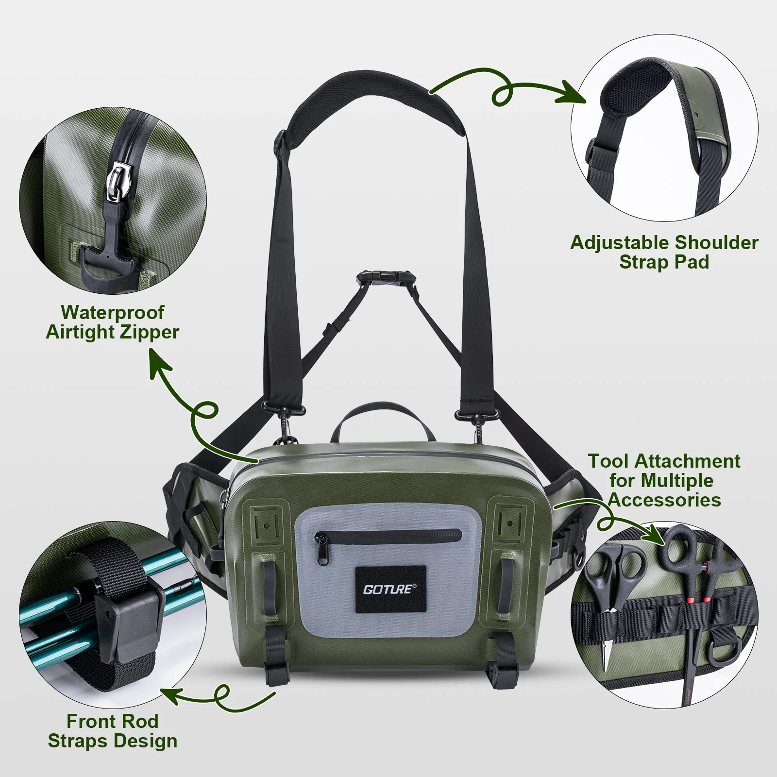 Gtoure Waterproof Fishing Tack - Fishing Equipment Box review and price