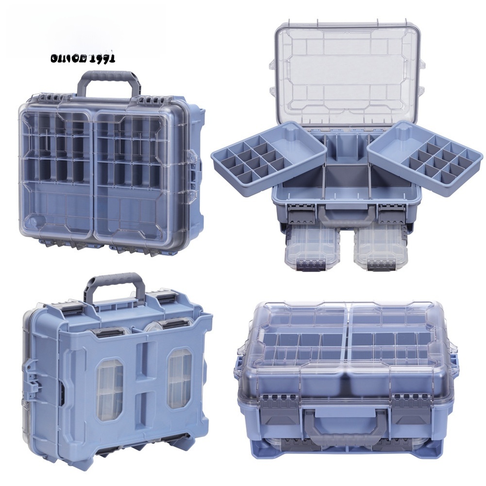 1pc Waterproof Double Layer Po - Fishing Equipment Box review and price