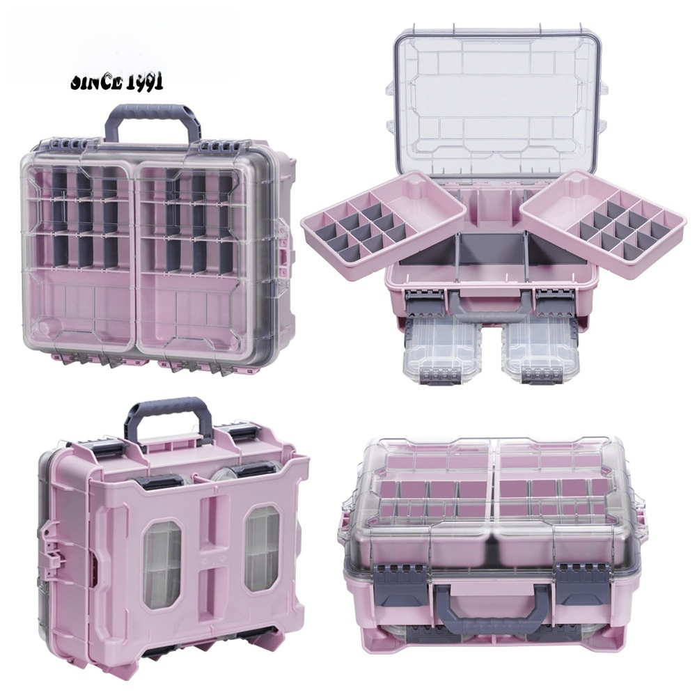 1pc Waterproof Double Layer Po - Fishing Equipment Box review and price