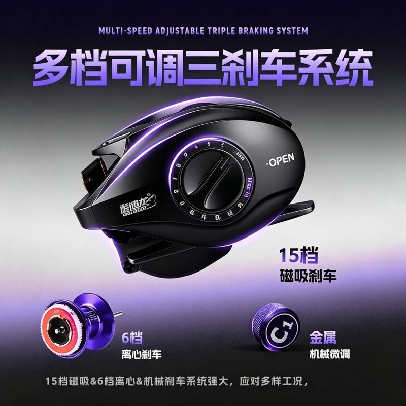 C1 Baitcasting Reel 3 Brake Sy - Electric Fishing Reel review and price