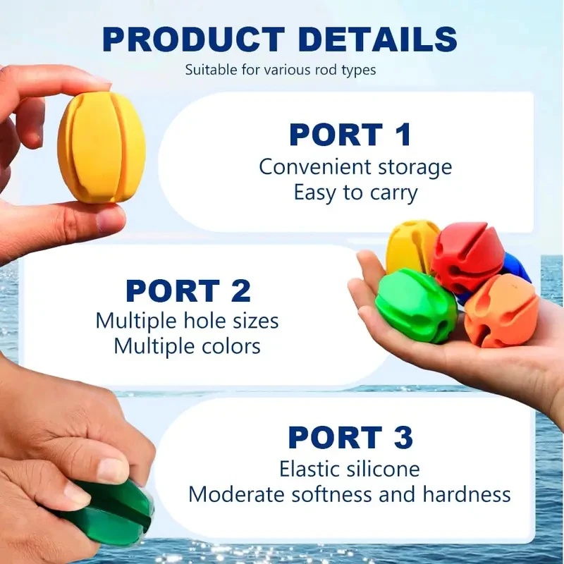 6/12/18Pcs Rod Protection Cove - Fishing Equipment Tools review and price