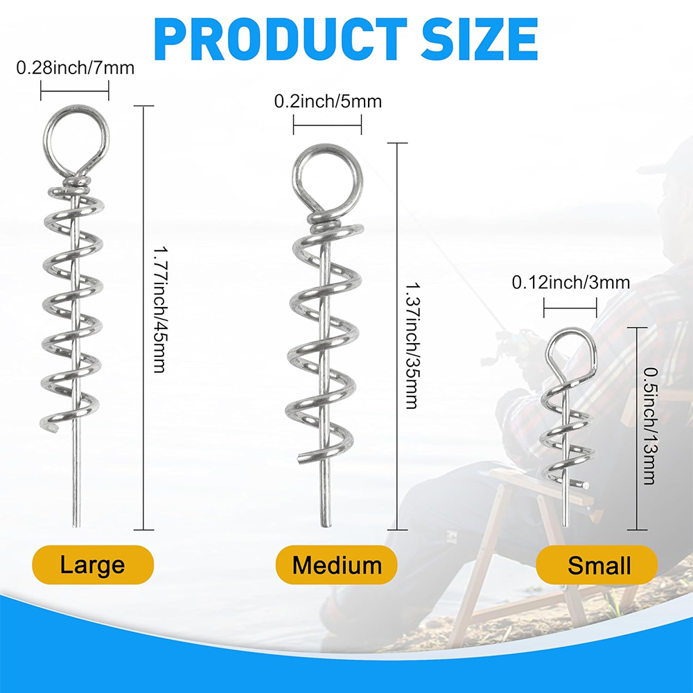 50Pcs Spring Twist Lock Fishin - Fishing Equipment Used review and price