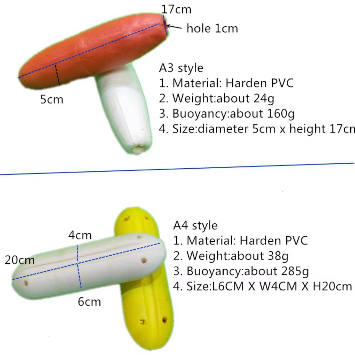 hard PVC foam floating ball aq - Fishing Equipment Tools review and price