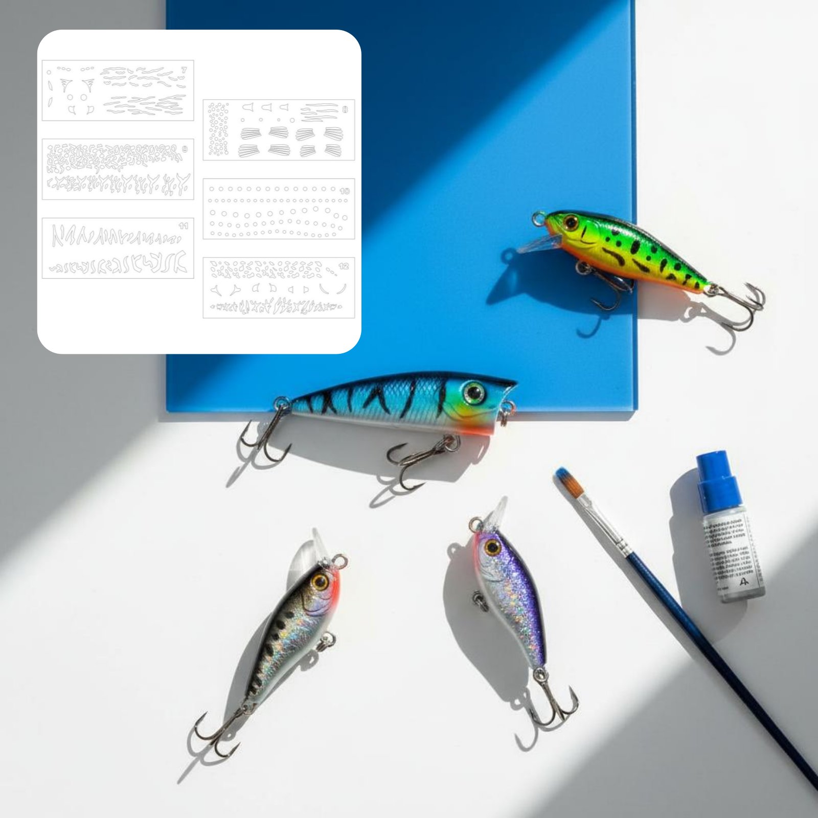 Lure Painting Template DIY Lur - Fishing Lure review and price