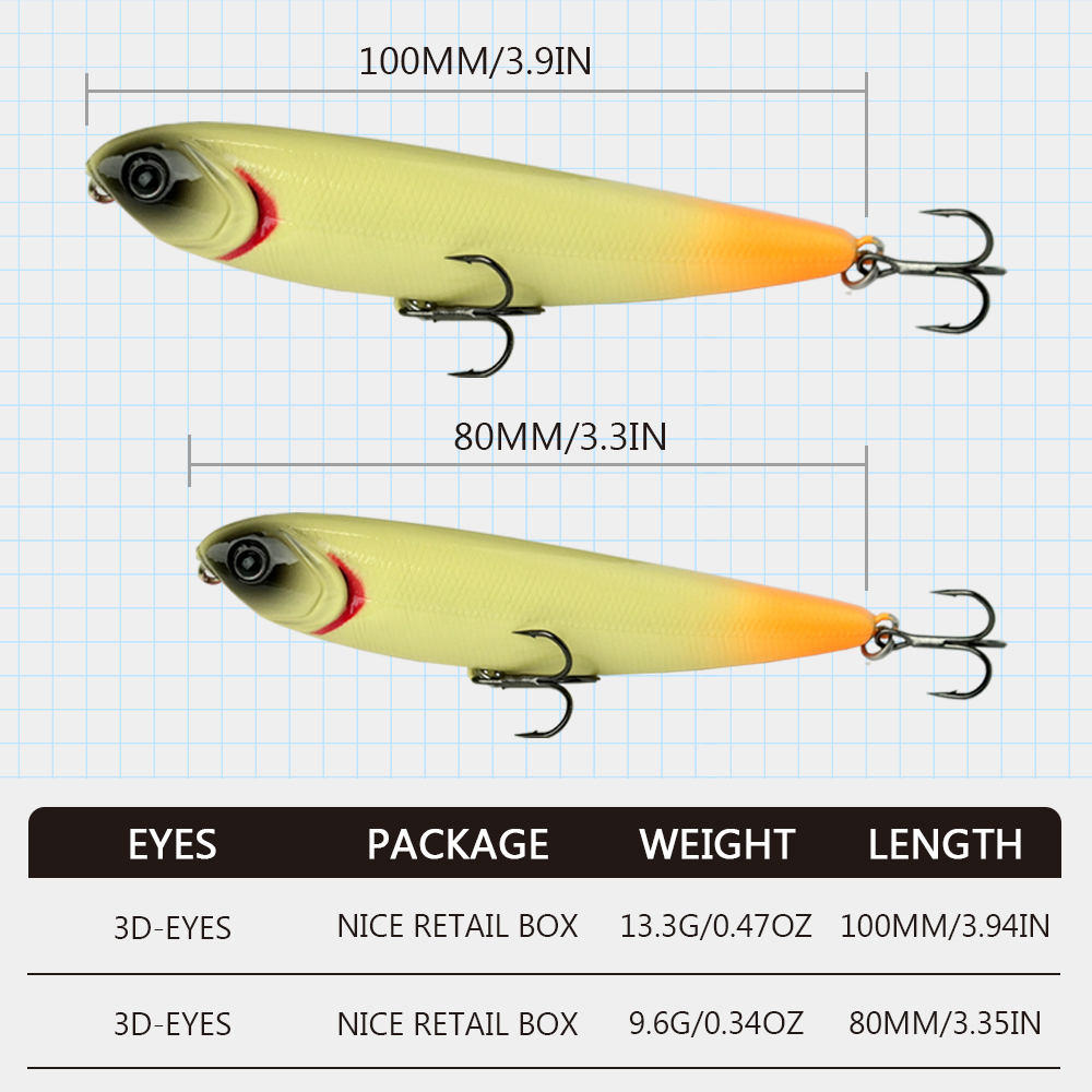WATERBOY 8cm 9g 10cm 13g Penci - Fishing Equipment Market review and price