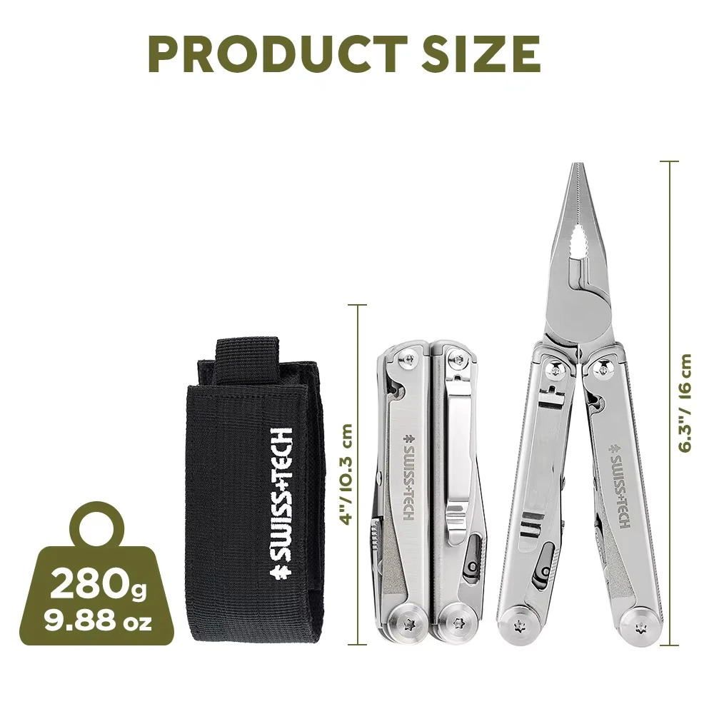 SWISS TECH 18 in 1 Multitool P - Fishing Equipment Box review and price